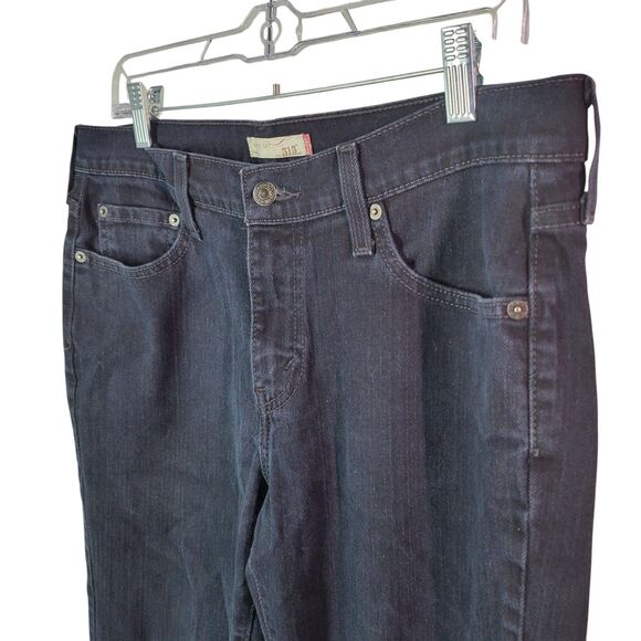 Levi's 515 Womens Size 12 Black Solid Boot Cut Jeans - Picture 9 of 11